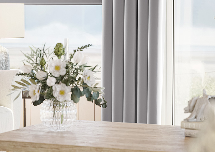 Luxe Velvet, Silver - Made to Measure Curtains - Image 5